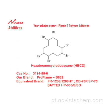 Hexabromociclododecano HBCD Retardador de Chamas